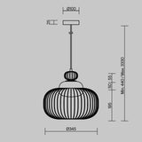 Lustra LEVITATION MOD376PL-01G