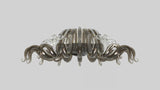 Candelabru CASCATA 670716 21L/16L ARMS FUME