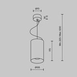 Lustra EFIR P089PL-33W3K-W