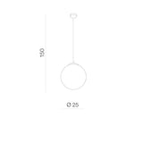 Lustra WHITE BALL 25 AZ2515