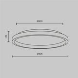 Plafoniera ORIGN MOD311CL-L27B3K