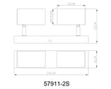 Plafoniera ROBBY 57911-2S