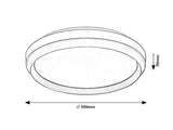 Plafoniera FONTANA 71159