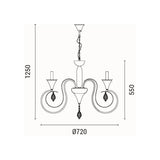 Candelabru KRISTALLO 144-47017