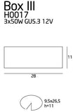 Spot Incastrat BOX III H0017