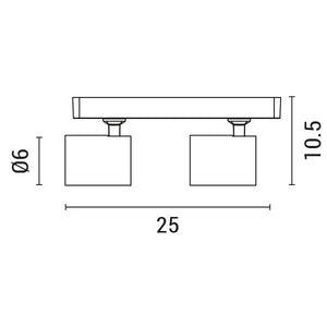 Plafoniera BRAVA 144-60004