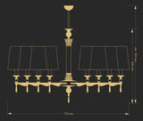 Candelabru Merano Mer-Zw-8(P/A) Lucente - Home & Lighting