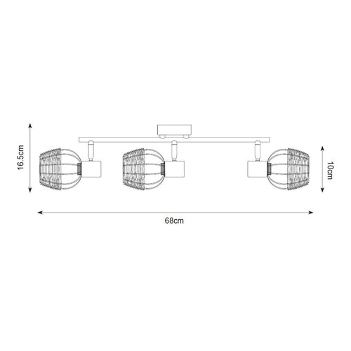 Plafoniera COPA R5022003-3TU