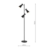 Lampadar ASHWORTH ASH4922 Lucente - Home & Lighting