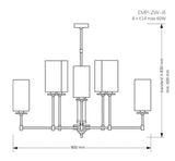 Candelabru EMPOLI EMP-ZW-8(N) Lucente - Home & Lighting