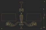 Candelabru Monza Mon-Zwl-4(P/A) Lucente - Home & Lighting