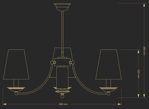 Candelabru N N-Zw-3(P/A) Lucente - Home & Lighting