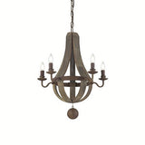 Candelabru Millennium Sp5 Wood 129921 Lucente - Home & Lighting