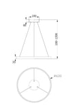 Lustra RIM MOD058PL-L32B4K Lucente - Home & Lighting