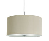 Lustra Drum Pleat 2353-40Cr Lucente - Home & Lighting