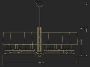 Candelabru Natalia Nat-Zw-8(P/A) Lucente - Home & Lighting