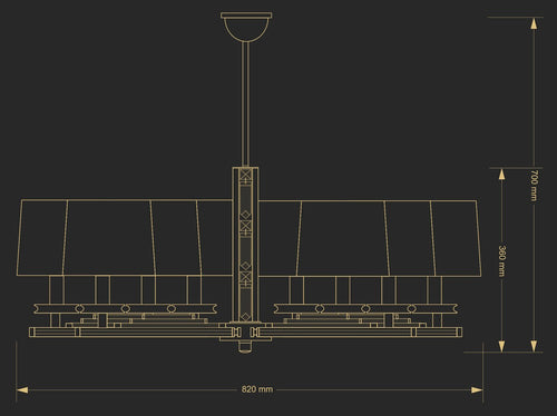 Candelabru Natalia Nat-Zw-8(P/A) Lucente - Home & Lighting