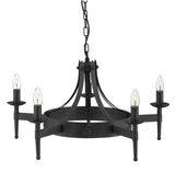 Candelabru Cartwheel 2425-5Bk Lucente - Home & Lighting
