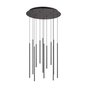 Lustra FILO SP12 NERO 263434 Lucente - Home & Lighting