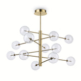 Lustra Equinoxe Sp12 Ottone Antico 200125 Lucente - Home & Lighting