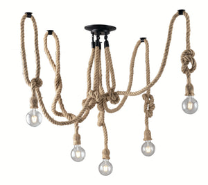 Lustra I-Rope-Pl5 Lucente - Home & Lighting