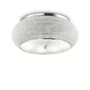 Plafoniera Pasha' Pl14 Cromo 164991 Lucente - Home & Lighting