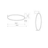 Plafoniera CIRCOLO LED S 3000K 10928