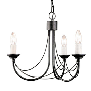 Candelabru CARISBROOKE CB3 BLACK Lucente - Home & Lighting