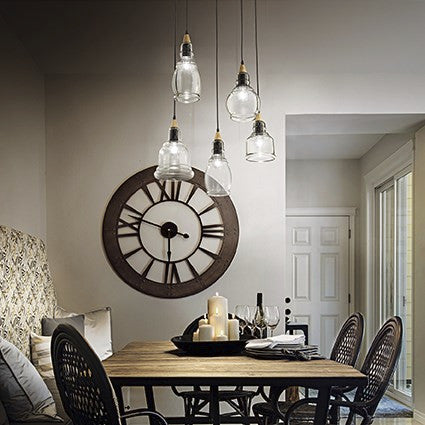 Lustra Gretel Sp5 Nero 103174 Lucente - Home & Lighting