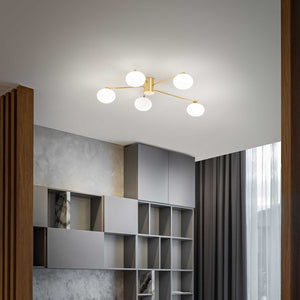 Lustra HERMES PL5 OTTONE 288277