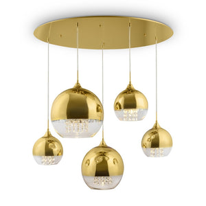 Lustra FERMI P140-PL-170-5-G Lucente - Home & Lighting