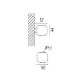 Aplica Wall System Up & Down Power Supply Integrated F9474057 Lucente - Home & Lighting