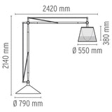 Lampadar SuperArchimoon Outdoor F6367041 Lucente - Home & Lighting