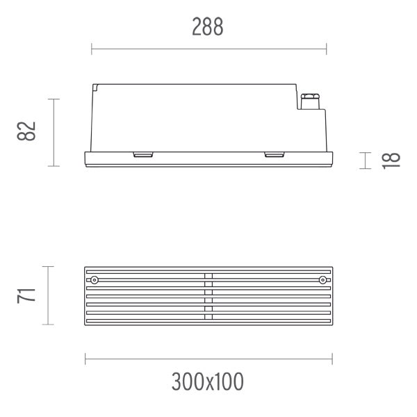 Aplica Incastrata Stealth Linear 07.9009.04 Lucente - Home & Lighting