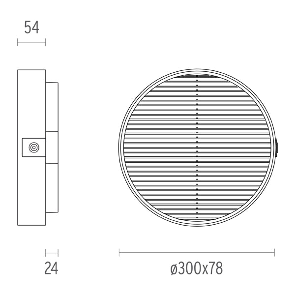 Aplica Stealth Screen 07.9016.04 Lucente - Home & Lighting