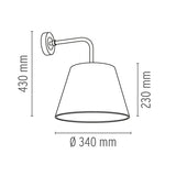 Aplica Romeo Outdoor W1 Pvc Fl F6460002 Lucente - Home & Lighting