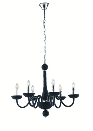 Candelabru I-Alfiere/6 Nero Lucente - Home & Lighting