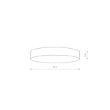 Plafoniera LID ROUND LED 50W 4000K 10418
