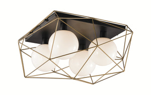 Plafoniera I-Abraxas-Pl4 Oro Lucente - Home & Lighting