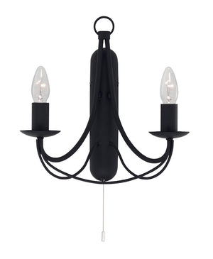 Aplica Maypole 6342-2Bk Lucente - Home & Lighting