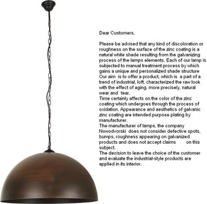Lustra Hemisphere Rust 6368 Lucente - Home & Lighting