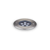 Spot Incastrat FLOOR D12 ACCIAIO 255668 Lucente - Home & Lighting