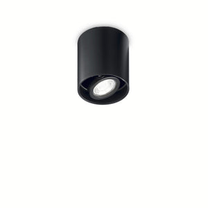 Spot Aplicat MOOD PL1 D09 ROUND NERO 243924 Lucente - Home & Lighting