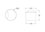 Spot Incastrat BISCOTTI O035-L3W3K Lucente - Home & Lighting