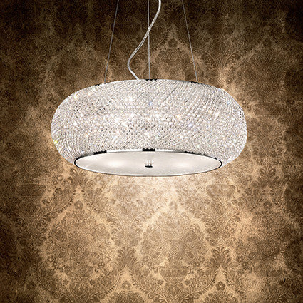 Lustra Pasha' Sp14 Cromo 164977 Lucente - Home & Lighting