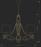 Candelabru Monza Mon-Zw-3(P/A) Lucente - Home & Lighting