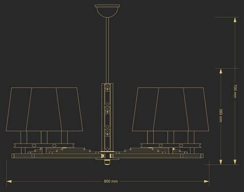 Candelabru Natalia Nat-Zw-6(N/A) Lucente - Home & Lighting
