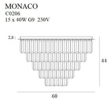 Plafoniera MONACO C0206 Lucente - Home & Lighting