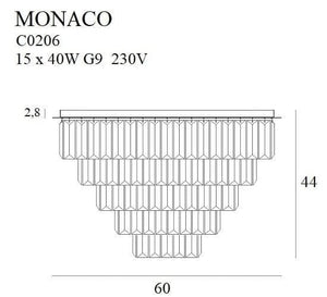 Plafoniera MONACO C0206 Lucente - Home & Lighting