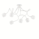 Lustra Octopus Pl6 Bianco 174921 Lucente - Home & Lighting